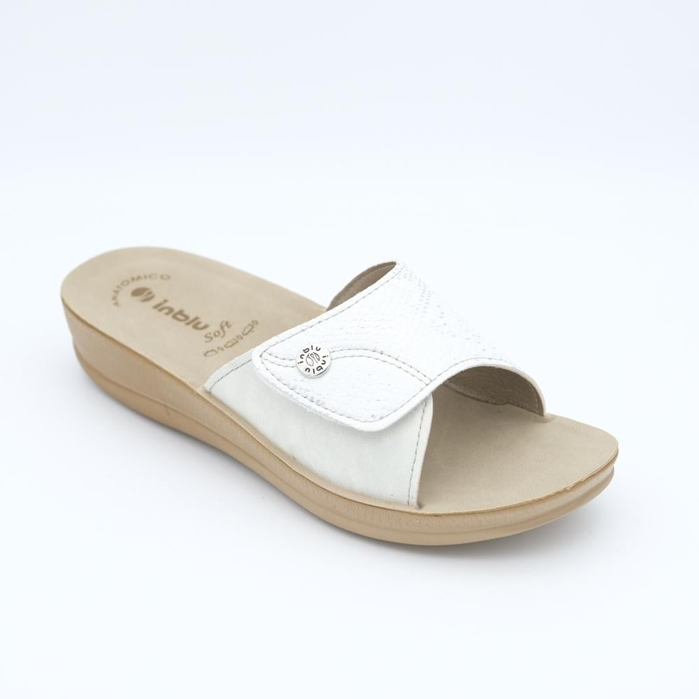 Sandali Inblu Donna Eleganti Pantofole Donna Estive Inblu Bianco 35